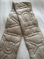 Cream Puffer Scarf