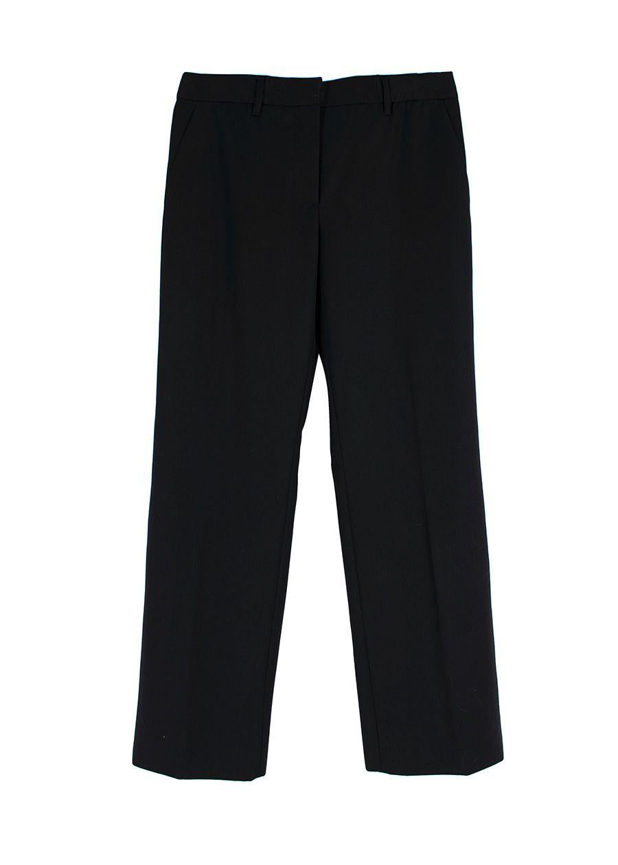 Black Straight Leg Trousers