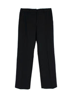 Black Straight Leg Trousers