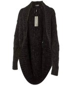 Dolce & Gabbana Heavy Knit Shimmery Wool Cardigan