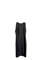 Black Wool-Blend Sheath Dress