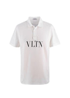Valentino White Logo Polo T-Shirt