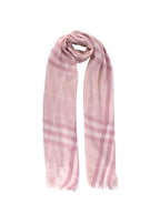 Burberry Pink Check Scarf