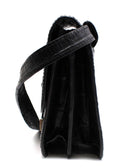 Chylak 'Black Glossy Croc' Belt Bag