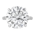 Verde 6ct IGI Certified Lab Grown Round Brilliant Cut Diamond Ring