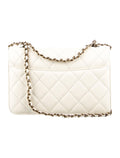 Chanel Cream Quilted Leather Shoulder Bag