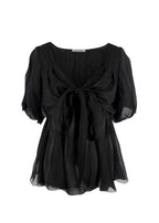 Bottega Veneta Black Silk Blouse