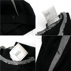 Chanel Black & SIlver Wool Blend Mini Dress