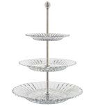 Baccarat Mille Nuits Three Level Crystal Pastry Stand