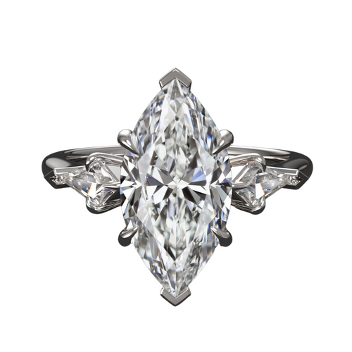 2CT Marquis Cut Lab Grown Diamond