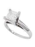 Verde 2ct IGI Certified Lab-grown Solitaire Princess Cut Diamond Ring
