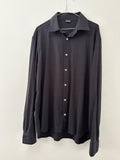 Zegna Dark Navy Cotton Shirt