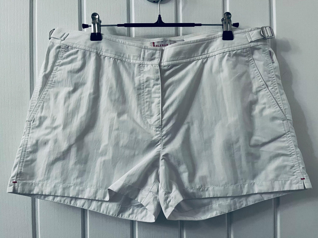 Orlebar Brown White Cotton Ladies Shorts