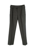 Saint Laurent Grey Belted Wool Trousers