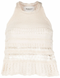 Isabel Marant Etoile Cream Crochet Fico Tank Top