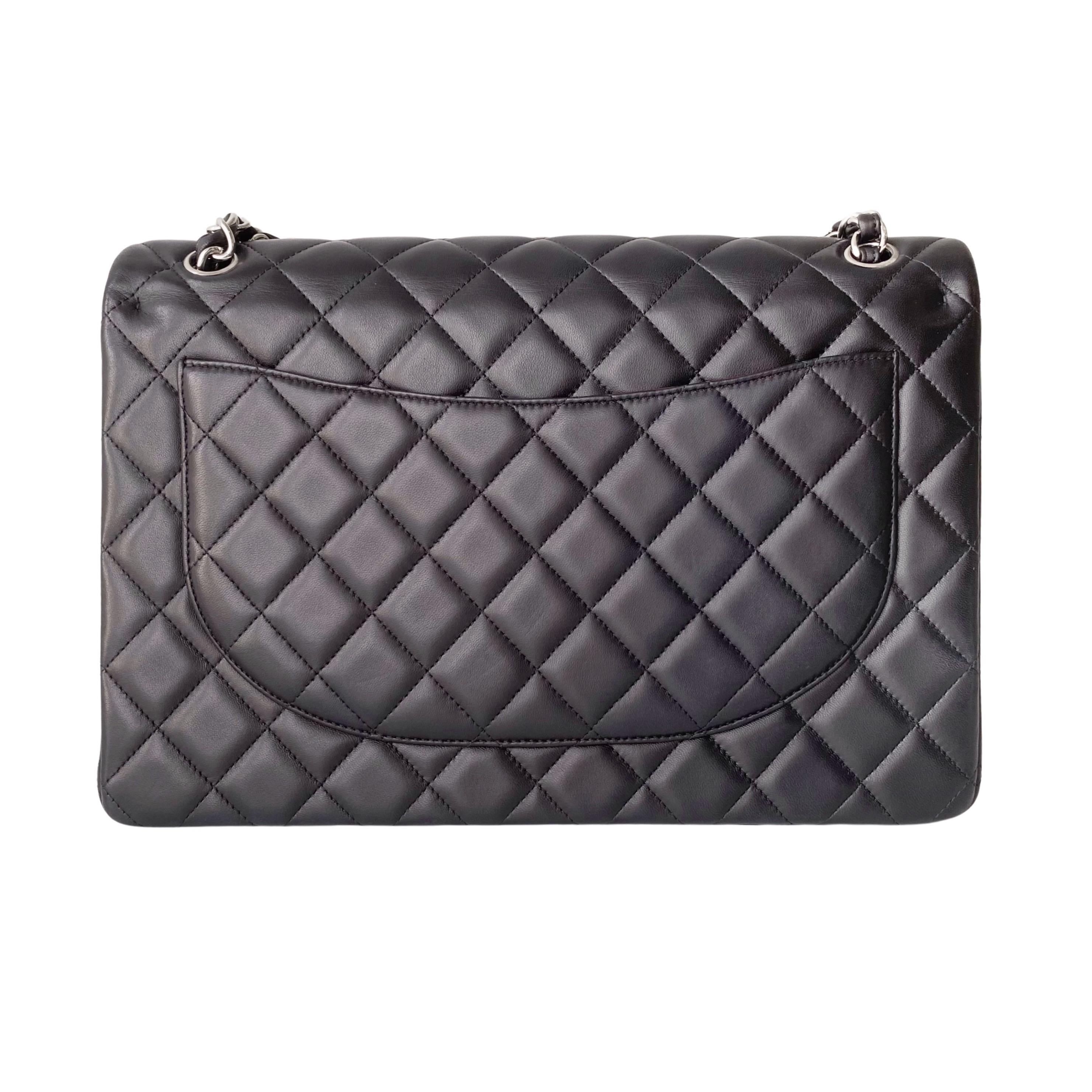 Maxi Lambskin Double Flap