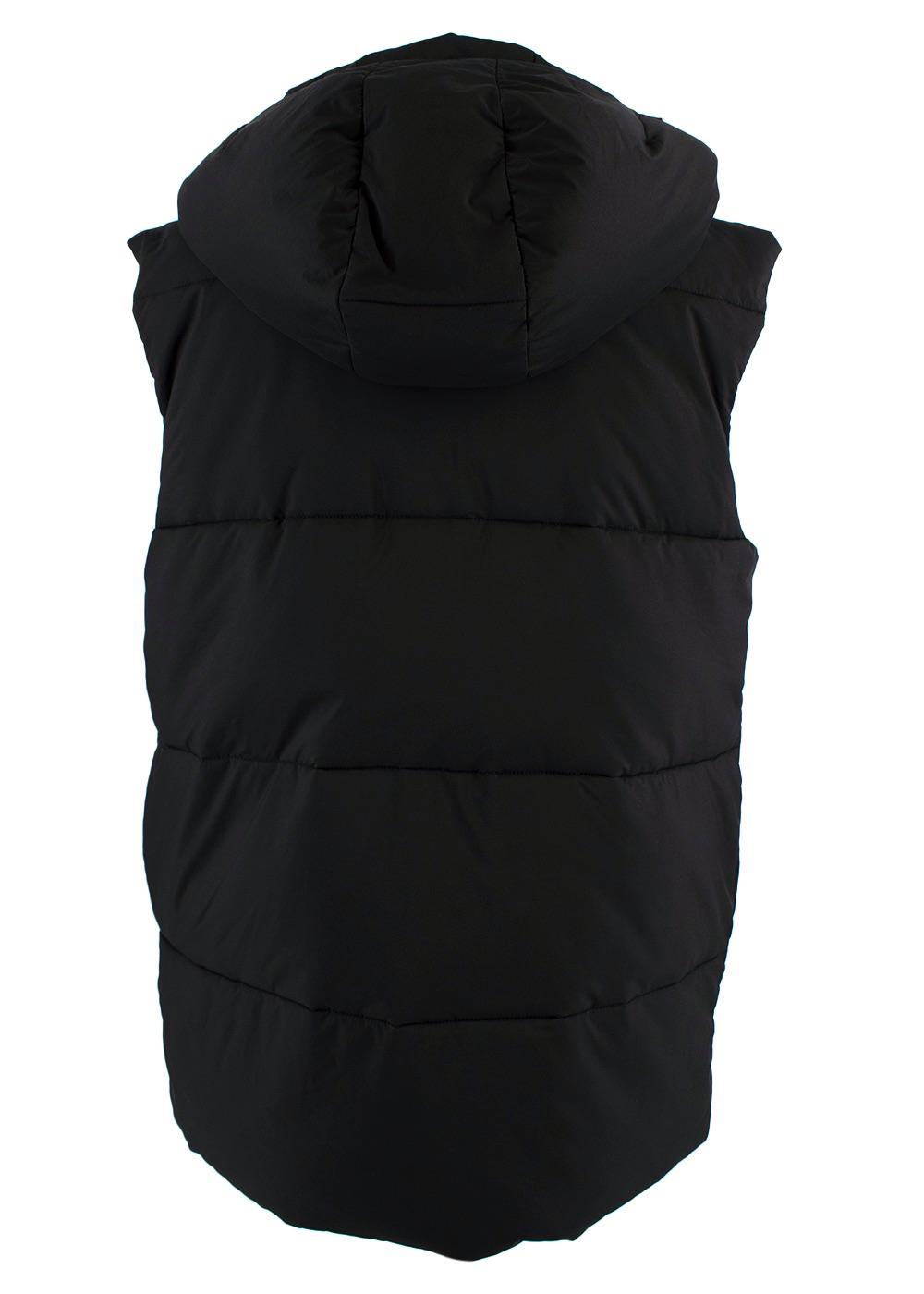 Black Down Hooded Gilet