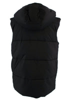 Black Down Hooded Gilet