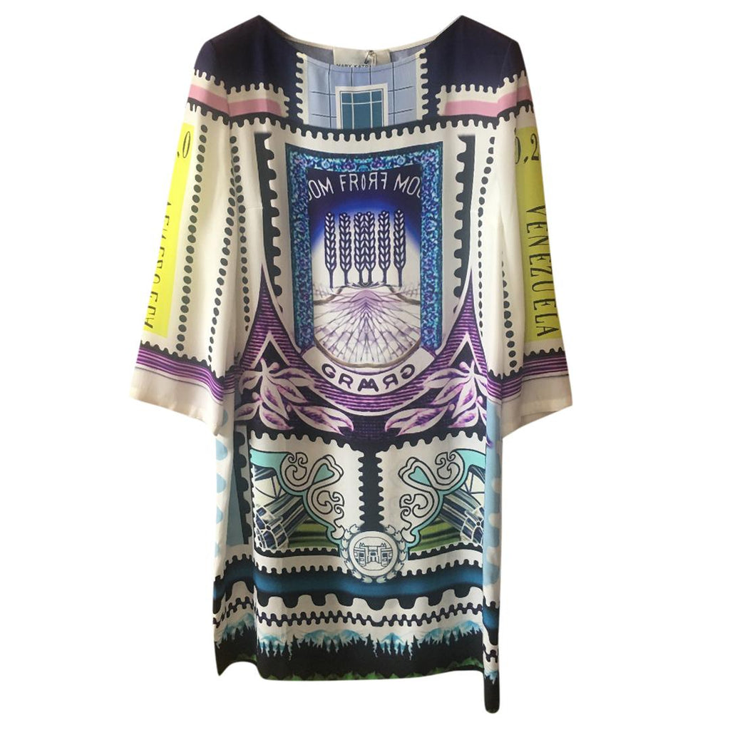 Mary Katrantzou silk venezuela dress