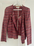Isabel Marant Etoile Red Tweed Jacket