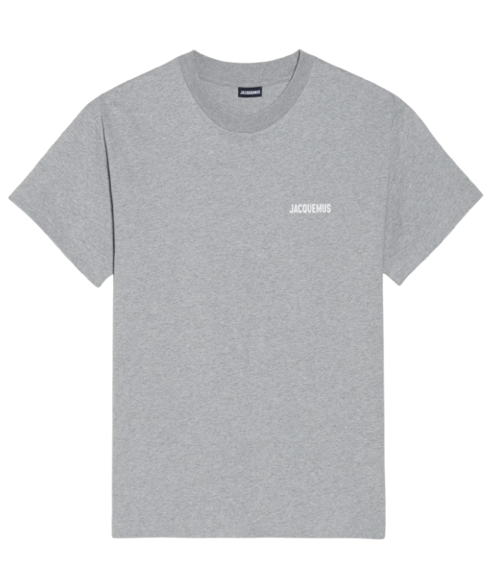 Jacquemus Grey Logo T-Shirt