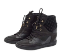 Louis Vuitton Black Monogram Ankle Boots