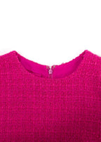 Valentino Pink Tweed Mini Shift Dress