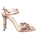 Gucci Python Heeled Sandals