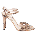 Gucci Python Heeled Sandals