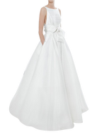 White Faith Silk Magnolia Bridal Gown