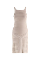 Christian Dior Beige Boutique Woven Silk Knitted Dress