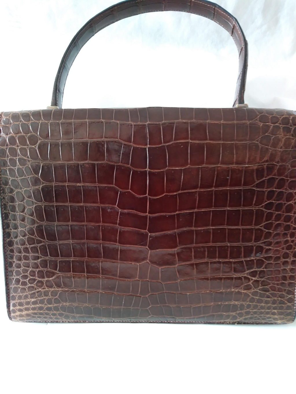 Hermes Vintage Crocodile Top Handle Bag
