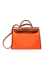 Hermes Herbag Orange Minium with Palladium Hardware