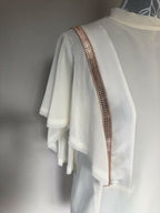 Chloe Crystal-embellished silk-crepe blouse