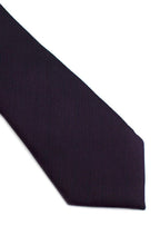 Balmain Dark Purple Silk Tie