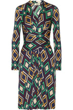 ISSA LONDON DIAMOND PRINT SILK JERSEY DRESS NEW WITH TAG UK8 US4