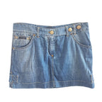 Dolce & Gabbana blue denim mini skirt