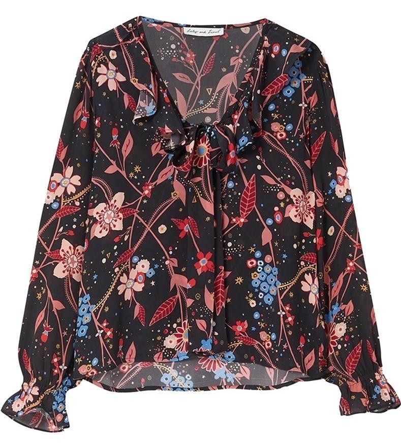 Lily & Lionel Floral Print Blouse