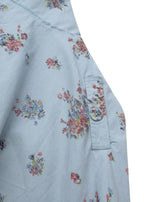 Bonpoint Kids Blue Floral Print Dress 8yrs