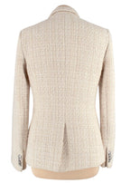 Veronica Beard Ivory Tweed Blazer