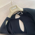Stretch Wool Blend Cut Out Jumper