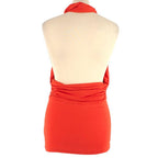 Ralph Lauren Orange Halterneck Top