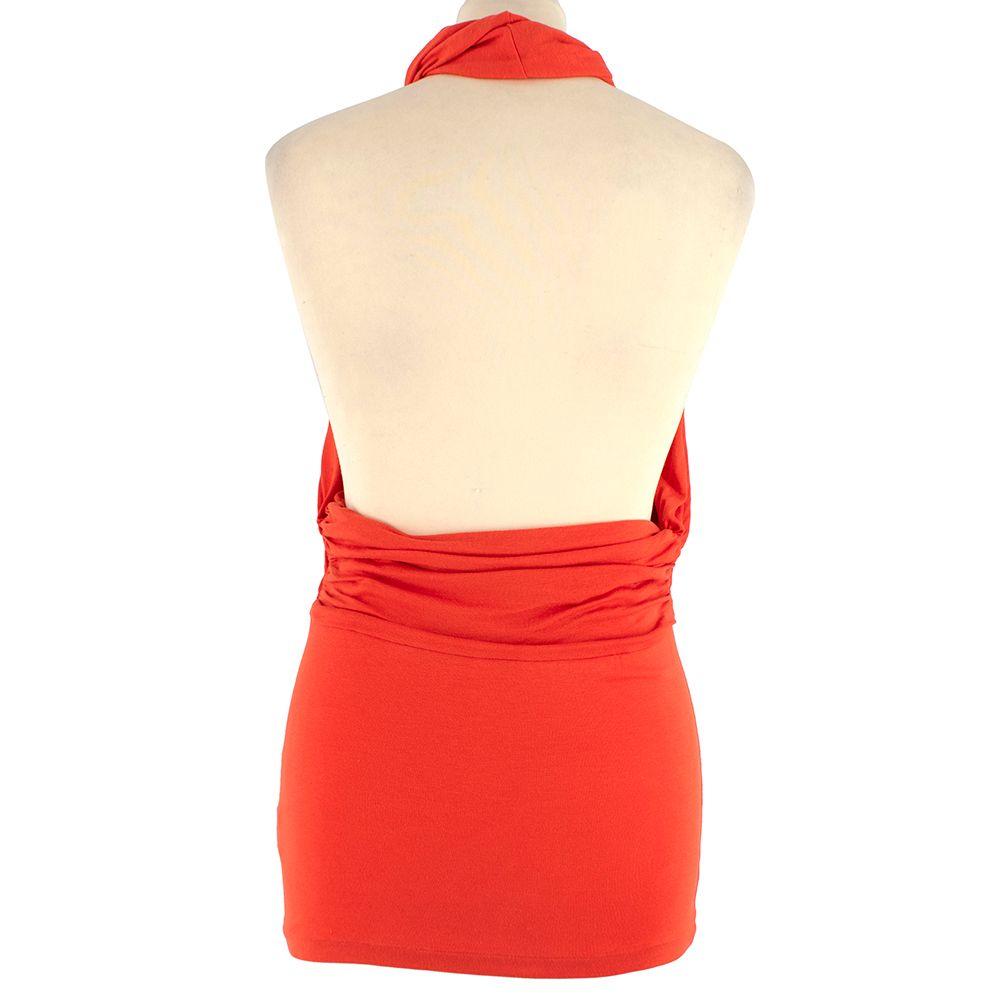 Ralph Lauren Orange Halterneck Top