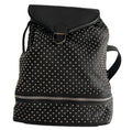 Alexander McQueen Black Leather Backpack