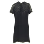 Cadolle Paris Couture Leavers Lace & Stretch Satin Dress