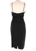 Chanel Black Silk Cocktail Dress