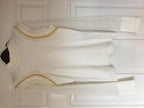 Roberto Cavalli Ruffle Gold Chain Jumper