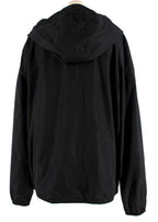 Valentino Black Hooded VLTN Rain Jacket