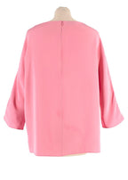 AKRIS Pink Mulberry Silk Top