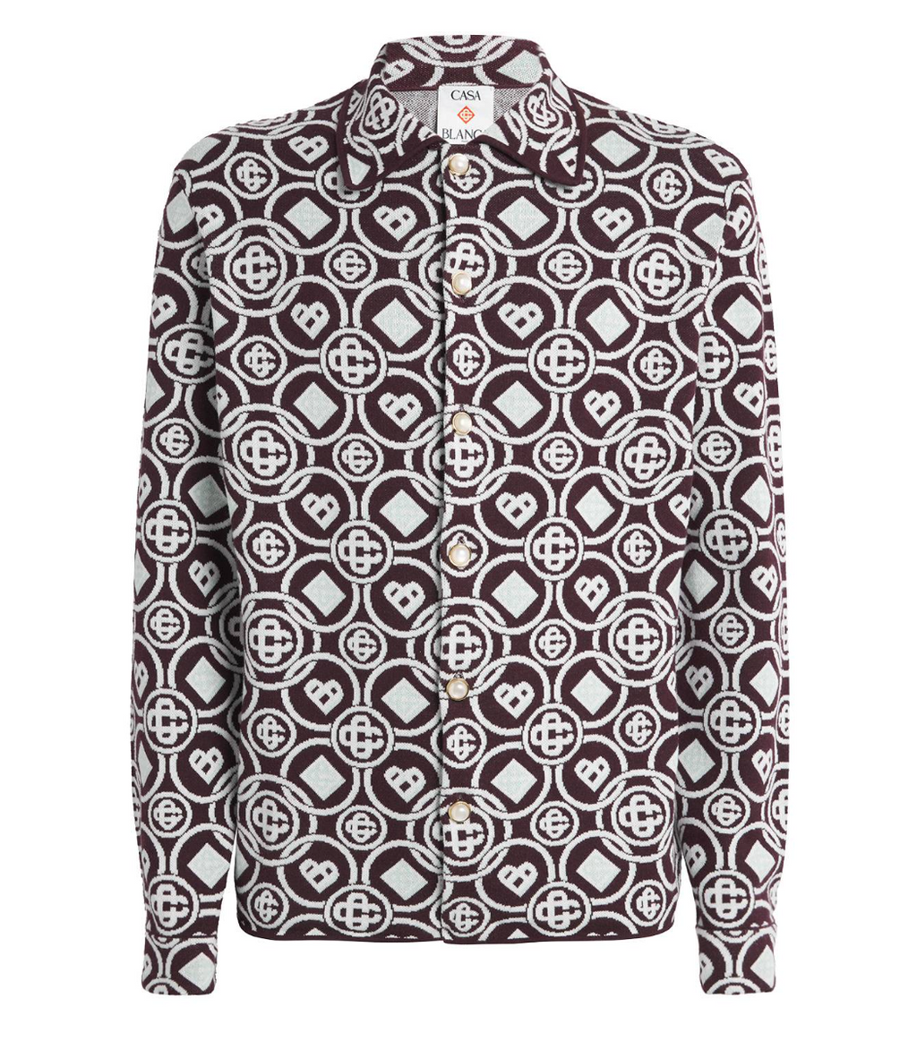 Casablanca Cotton Monogram Relaxed Shirt